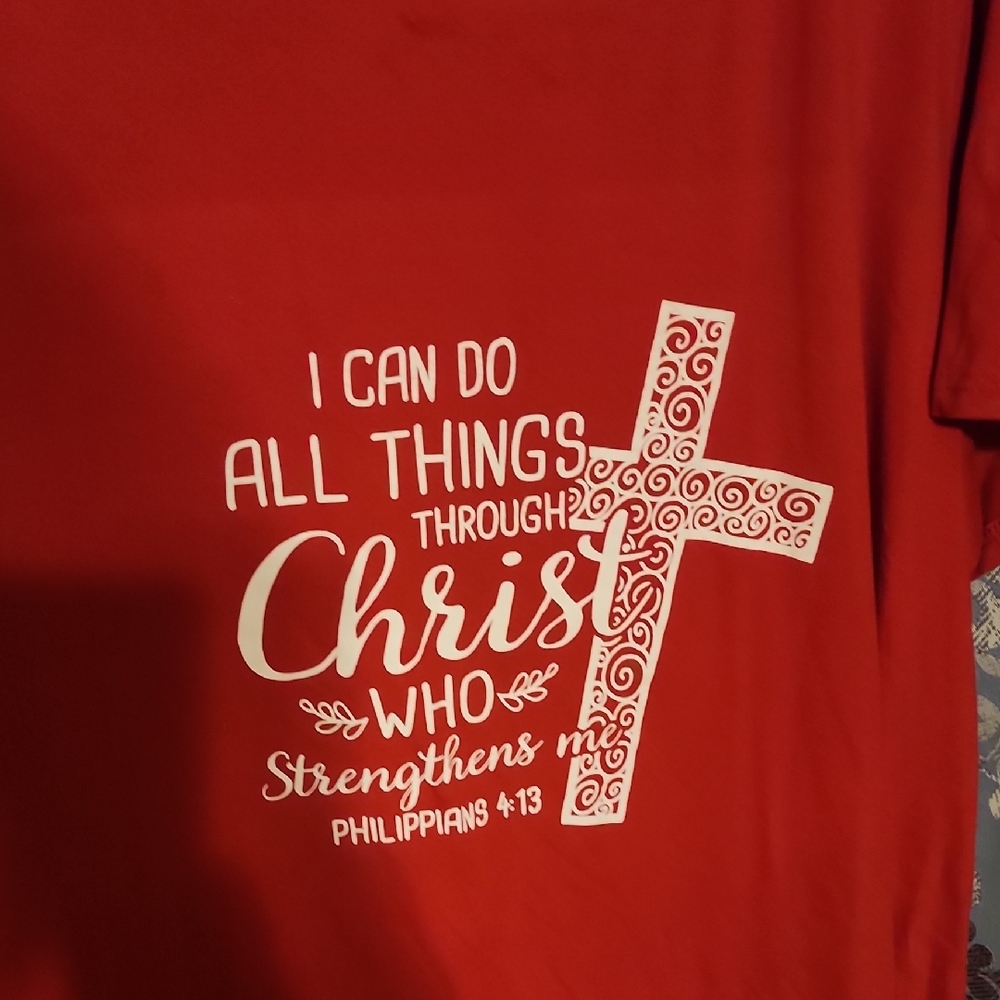 SHEIN Vibrant Red T-Shirt